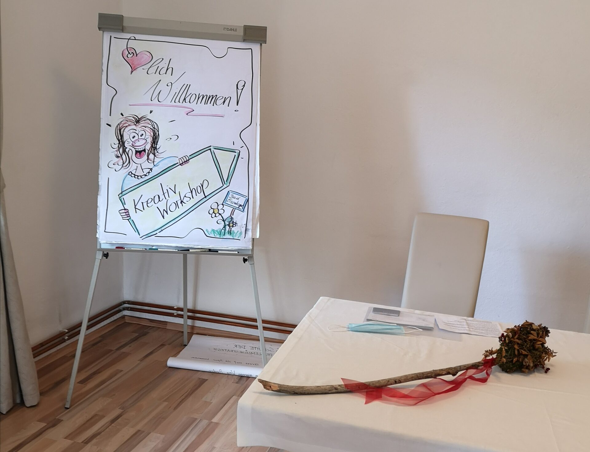 Florale Werkstücke aus dem Workshop